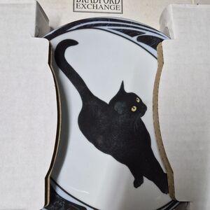 The Bradford Exchange Black Cat Plate